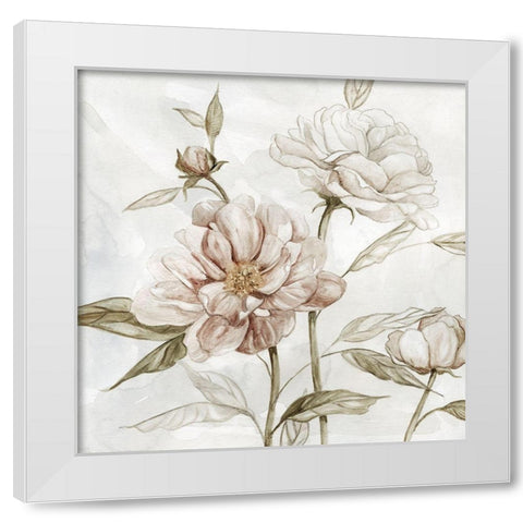 Washed Botanical II White Modern Wood Framed Art Print by Robinson, Carol