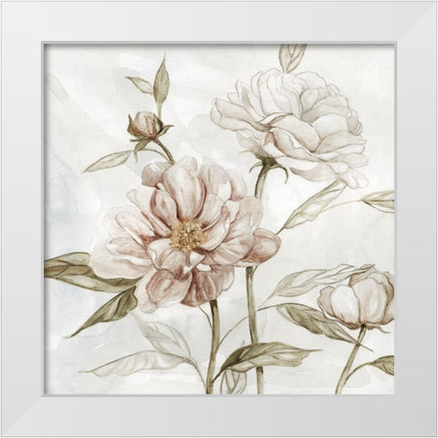 Washed Botanical II White Modern Wood Framed Art Print by Robinson, Carol