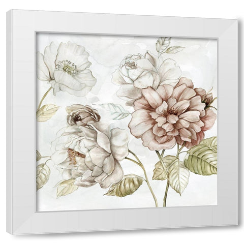 Washed Botanical III White Modern Wood Framed Art Print by Robinson, Carol