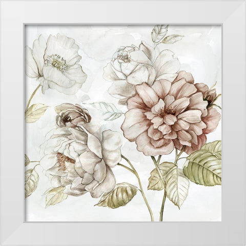 Washed Botanical III White Modern Wood Framed Art Print by Robinson, Carol