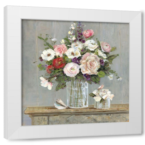 Cottage Collection White Modern Wood Framed Art Print by Swatland, Sally