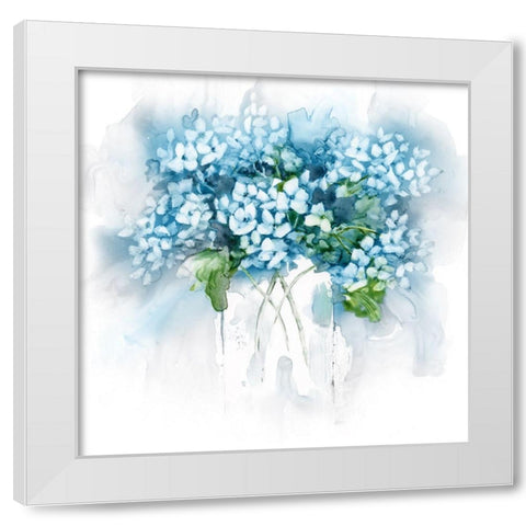 Afternoon Delight White Modern Wood Framed Art Print by Nan