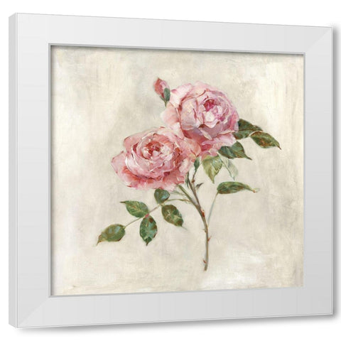 Botanical Beauties I White Modern Wood Framed Art Print by Swatland, Sally