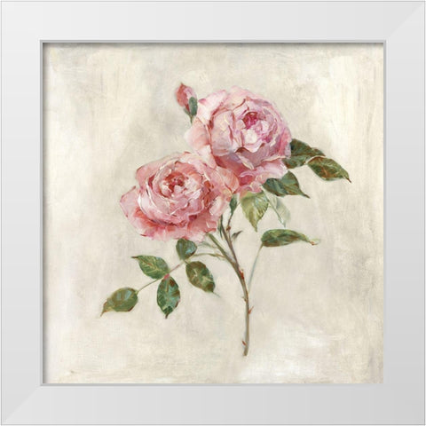 Botanical Beauties I White Modern Wood Framed Art Print by Swatland, Sally