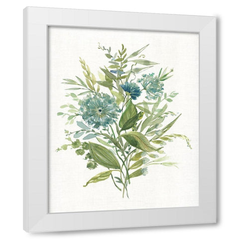 Greenery II White Modern Wood Framed Art Print by Robinson, Carol