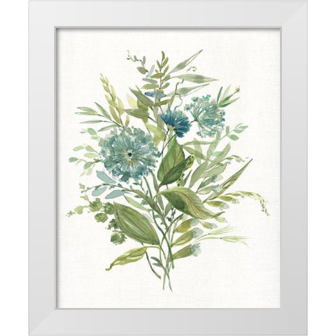 Greenery II White Modern Wood Framed Art Print by Robinson, Carol