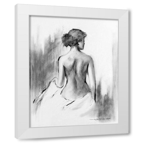 Soft Silhouette IV White Modern Wood Framed Art Print by Orme, E. Anthony