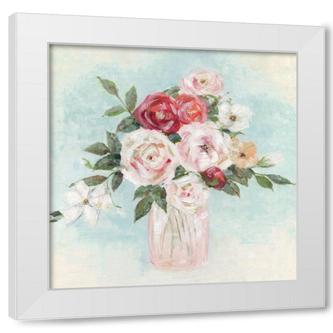 Arrangement of Spring I White Modern Wood Framed Art Print by Swatland, Sally