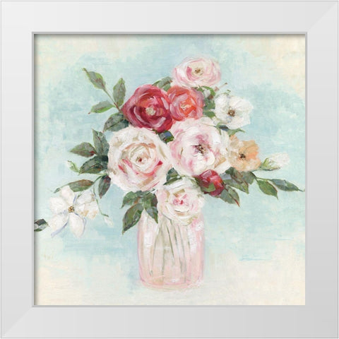 Arrangement of Spring I White Modern Wood Framed Art Print by Swatland, Sally