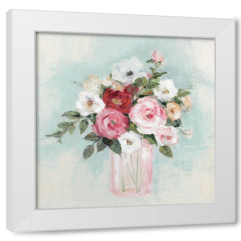 Arrangement of Spring II White Modern Wood Framed Art Print by Swatland, Sally