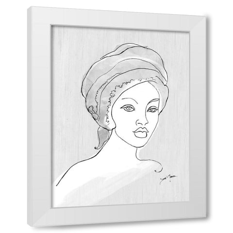 Run The World White Modern Wood Framed Art Print by Tava Studios