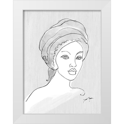 Run The World White Modern Wood Framed Art Print by Tava Studios