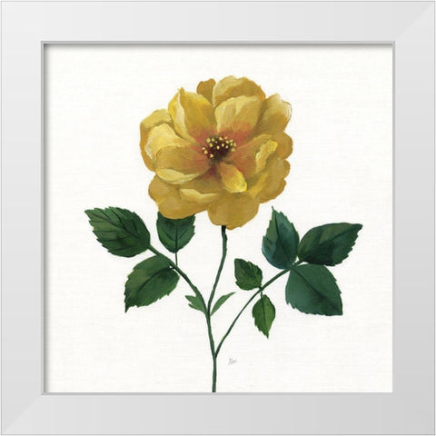 Simple Botanical III White Modern Wood Framed Art Print by Nan