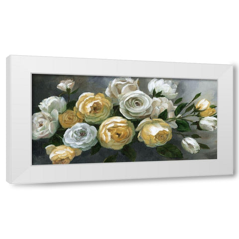 Vintage Belles White Modern Wood Framed Art Print by Nan