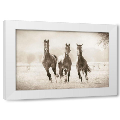 The Young Ones White Modern Wood Framed Art Print by Van de Goor, Lars