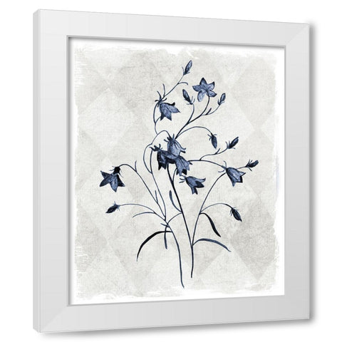 Harlequin Botanical II White Modern Wood Framed Art Print by Robinson, Carol