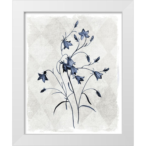 Harlequin Botanical II White Modern Wood Framed Art Print by Robinson, Carol
