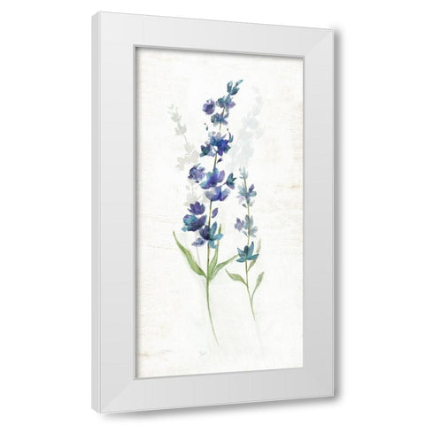 Fresh Cut Lavender I White Modern Wood Framed Art Print by Nan