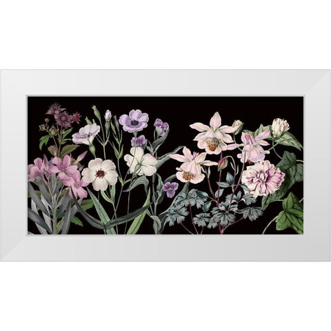 Garden Array White Modern Wood Framed Art Print by Jill, Susan