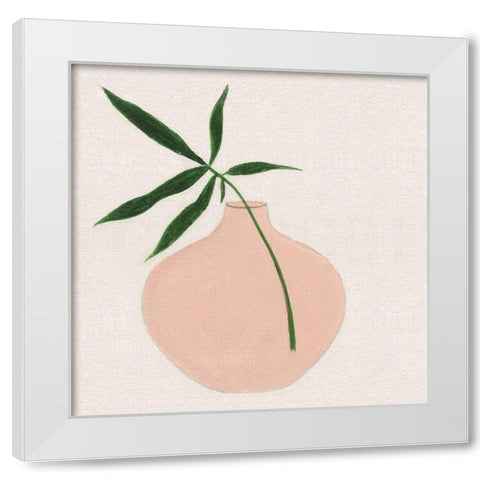 Simple Nature IV White Modern Wood Framed Art Print by Tava Studios