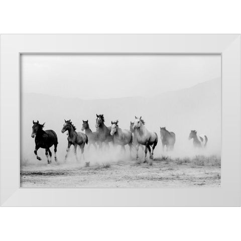 Tooele County White Modern Wood Framed Art Print by Jaynes, William D.