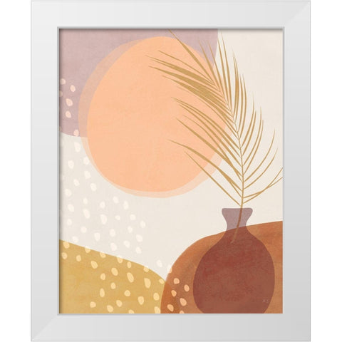 Sedona Sunset White Modern Wood Framed Art Print by Jill, Susan