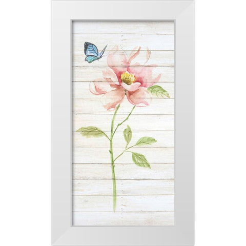 Soft Botanical I White Modern Wood Framed Art Print by Nan