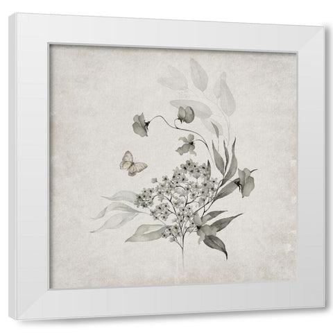 Vintage Arrangement I White Modern Wood Framed Art Print by Jill, Susan