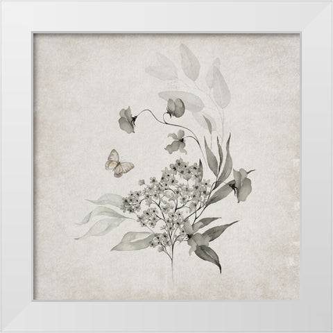 Vintage Arrangement I White Modern Wood Framed Art Print by Jill, Susan
