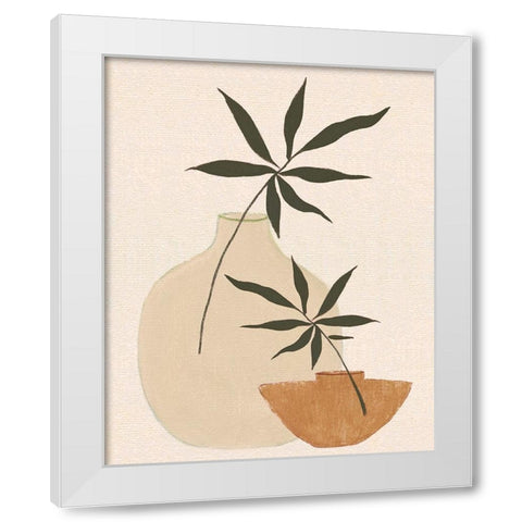 Santa Fe Still Life I White Modern Wood Framed Art Print by Tava Studios