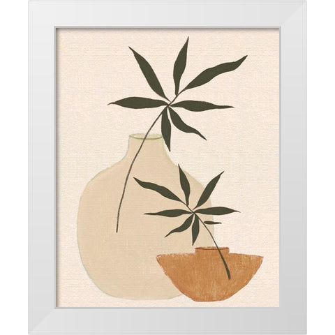 Santa Fe Still Life I White Modern Wood Framed Art Print by Tava Studios