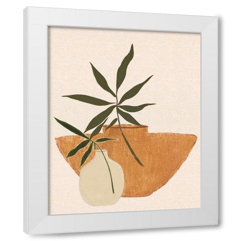 Santa Fe Still Life II White Modern Wood Framed Art Print by Tava Studios