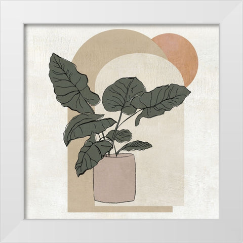 Santa Fe Evening I White Modern Wood Framed Art Print by Tava Studios