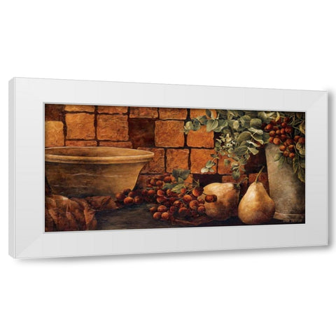 Tiled Still Life II White Modern Wood Framed Art Print by Thompson, Linda