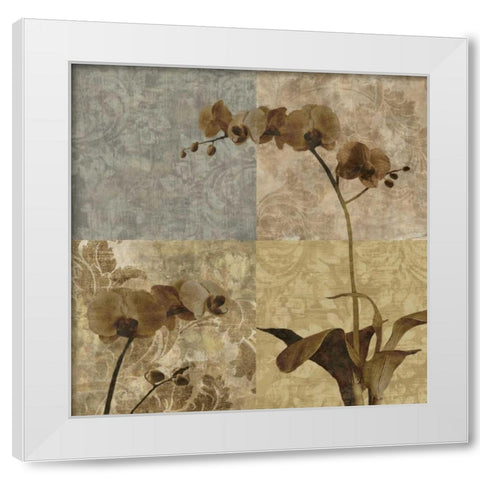 Heirloom II White Modern Wood Framed Art Print by Mallett, Keith