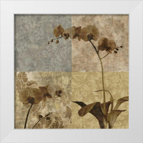 Heirloom II White Modern Wood Framed Art Print by Mallett, Keith