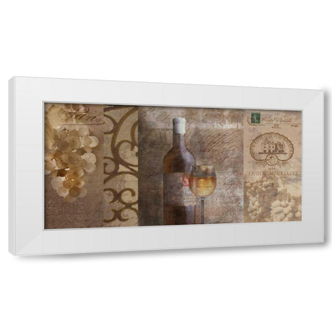 Vintage I White Modern Wood Framed Art Print by Mallett, Keith