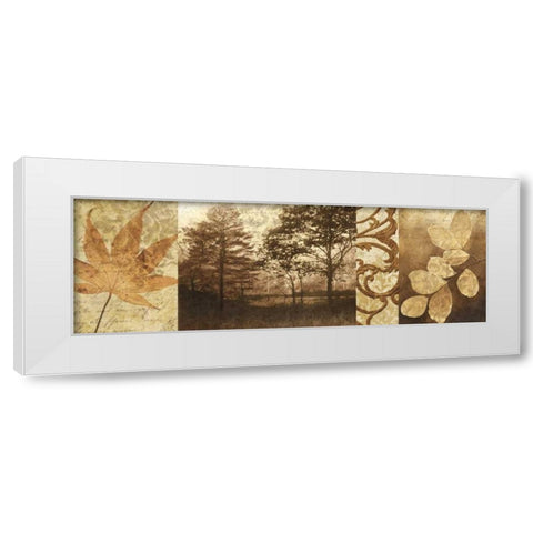 Equinox II White Modern Wood Framed Art Print by Mallett, Keith