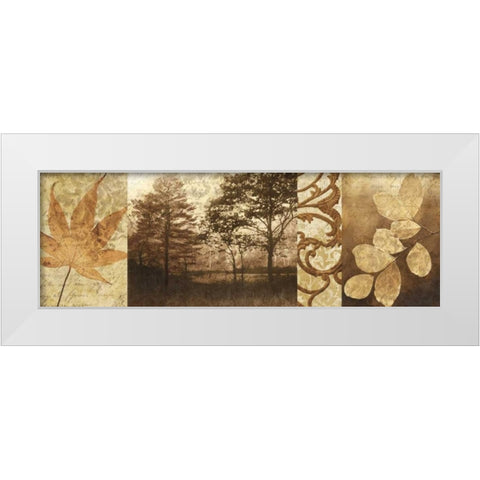 Equinox II White Modern Wood Framed Art Print by Mallett, Keith
