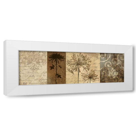 Memoir II White Modern Wood Framed Art Print by Mallett, Keith