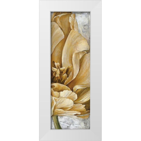 Single Appeal I White Modern Wood Framed Art Print by Thompson, Linda