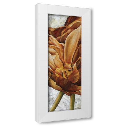 Single Appeal II White Modern Wood Framed Art Print by Thompson, Linda