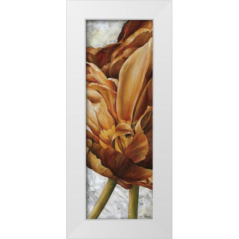 Single Appeal II White Modern Wood Framed Art Print by Thompson, Linda