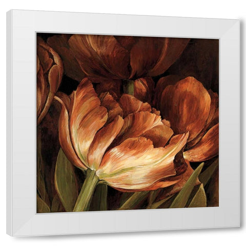 Color Harmony II White Modern Wood Framed Art Print by Thompson, Linda