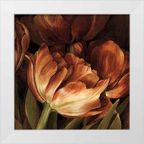 Color Harmony II White Modern Wood Framed Art Print by Thompson, Linda