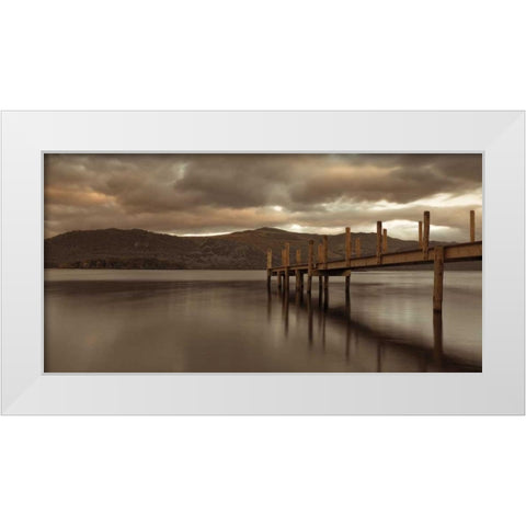 Peace of Mind White Modern Wood Framed Art Print by Frank, Assaf