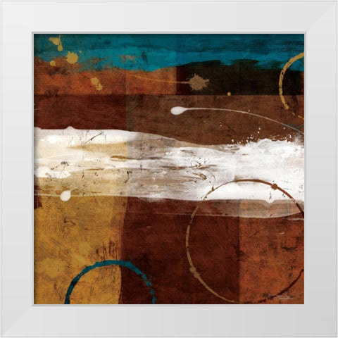 Veritas White Modern Wood Framed Art Print by Mallett, Keith