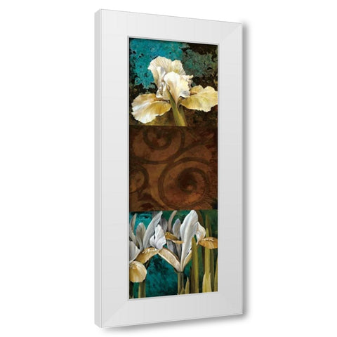 From My Garden I White Modern Wood Framed Art Print by Thompson, Linda