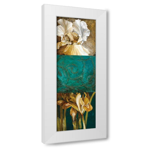 From My Garden II White Modern Wood Framed Art Print by Thompson, Linda