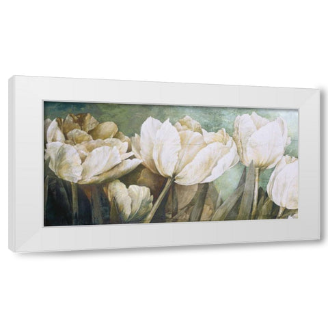 Taste of Summer White Modern Wood Framed Art Print by Thompson, Linda